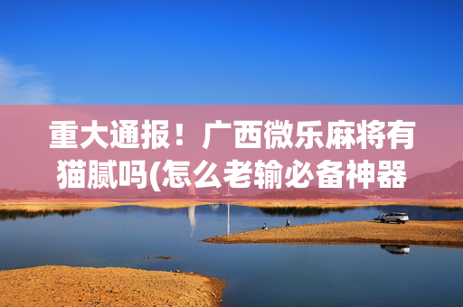 重大通报！广西微乐麻将有猫腻吗(怎么老输必备神器)