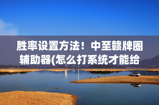 胜率设置方法！中至赣牌圈辅助器(怎么打系统才能给好牌)