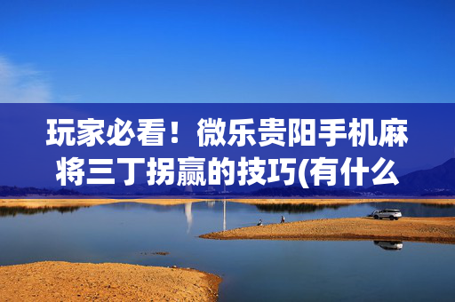 玩家必看！微乐贵阳手机麻将三丁拐赢的技巧(有什么赢的技巧)