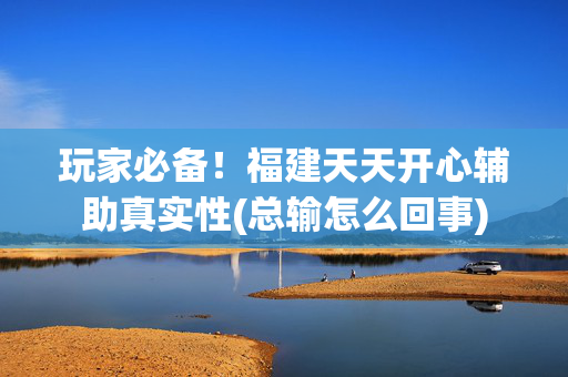 玩家必备！福建天天开心辅助真实性(总输怎么回事)