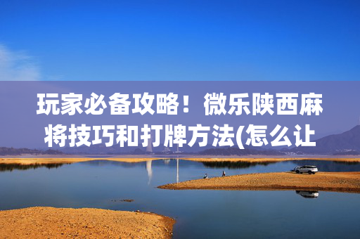 玩家必备攻略！微乐陕西麻将技巧和打牌方法(怎么让系统给自己好牌)