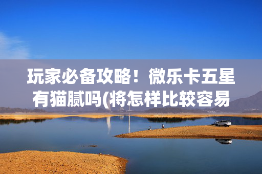 玩家必备攻略！微乐卡五星有猫腻吗(将怎样比较容易赢)