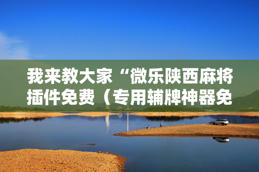 我来教大家“微乐陕西麻将插件免费（专用辅牌神器免安装）