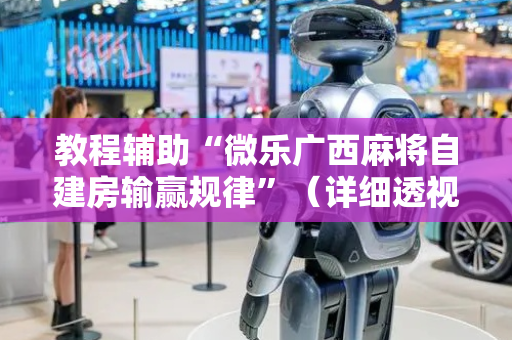 教程辅助“微乐广西麻将自建房输赢规律”（详细透视教程）-哔哩哔哩