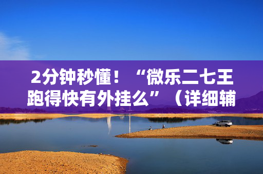 2分钟秒懂！“微乐二七王跑得快有外挂么”（详细辅助教程）-哔哩哔哩