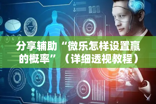 分享辅助“微乐怎样设置赢的概率”（详细透视教程）-哔哩哔哩