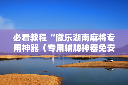 必看教程“微乐湖南麻将专用神器（专用辅牌神器免安装）