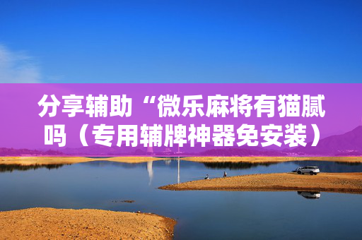 分享辅助“微乐麻将有猫腻吗（专用辅牌神器免安装）