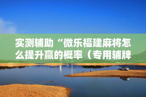 实测辅助“微乐福建麻将怎么提升赢的概率（专用辅牌神器免安装）