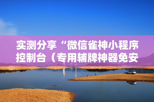 实测分享“微信雀神小程序控制台（专用辅牌神器免安装）