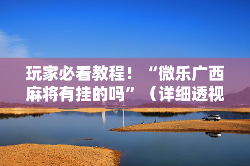玩家必看教程！“微乐广西麻将有挂的吗”（详细透视教程）-哔哩哔哩