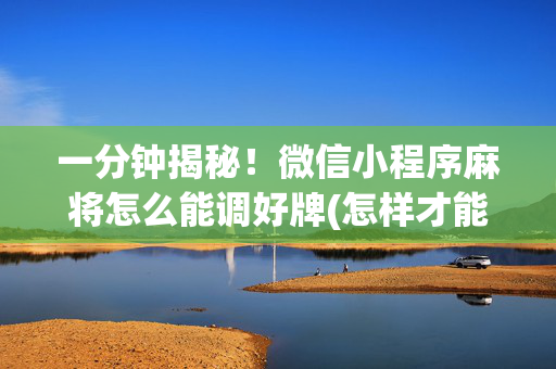 一分钟揭秘！微信小程序麻将怎么能调好牌(怎样才能赢)