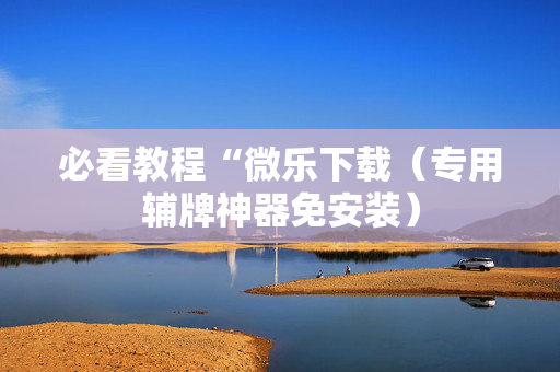 必看教程“微乐下载（专用辅牌神器免安装）