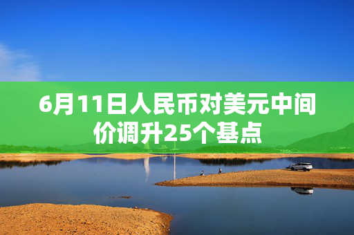 6月11日人民币对美元中间价调升25个基点