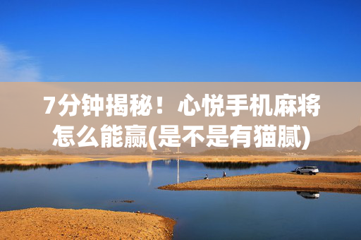 7分钟揭秘！心悦手机麻将怎么能赢(是不是有猫腻)