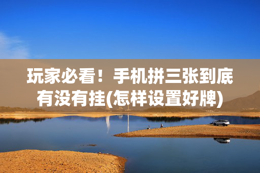 玩家必看！手机拼三张到底有没有挂(怎样设置好牌)
