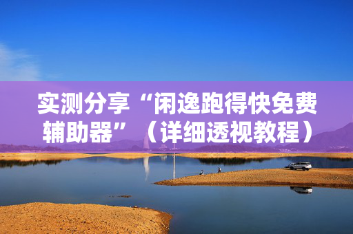 实测分享“闲逸跑得快免费辅助器”（详细透视教程）-哔哩哔哩