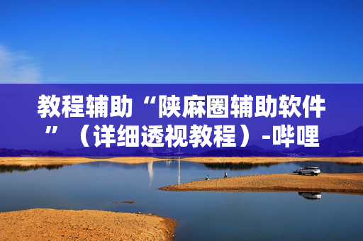 教程辅助“陕麻圈辅助软件”（详细透视教程）-哔哩哔哩