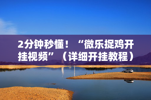 2分钟秒懂！“微乐捉鸡开挂视频”（详细开挂教程）-哔哩哔哩