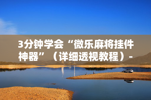 3分钟学会“微乐麻将挂件神器”（详细透视教程）-哔哩哔哩