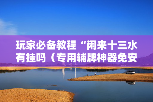 玩家必备教程“闲来十三水有挂吗（专用辅牌神器免安装）