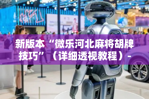 新版本“微乐河北麻将胡牌技巧”（详细透视教程）-哔哩哔哩