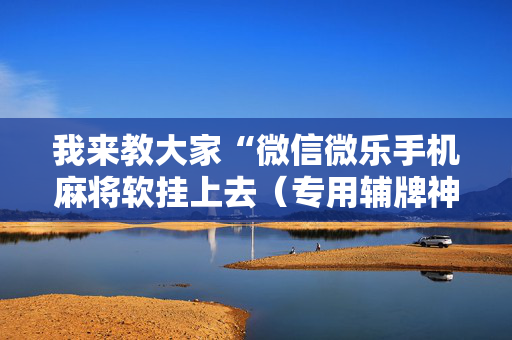 我来教大家“微信微乐手机麻将软挂上去（专用辅牌神器免安装）