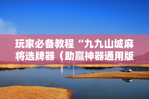 玩家必备教程“九九山城麻将选牌器（助赢神器通用版）