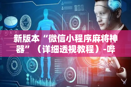 新版本“微信小程序麻将神器”（详细透视教程）-哔哩哔哩