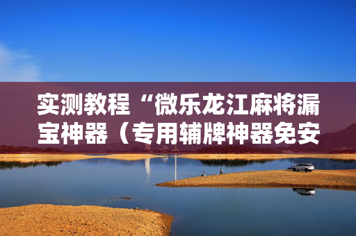 实测教程“微乐龙江麻将漏宝神器（专用辅牌神器免安装）