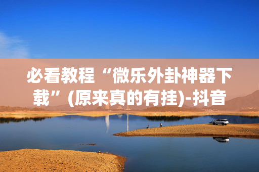 必看教程“微乐外卦神器下载”(原来真的有挂)-抖音