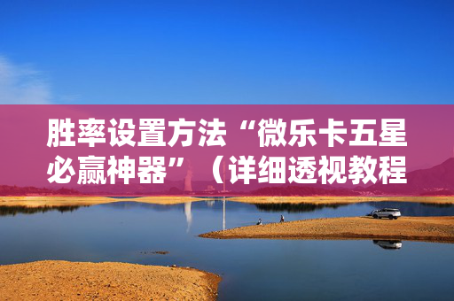 胜率设置方法“微乐卡五星必赢神器”（详细透视教程）-哔哩哔哩