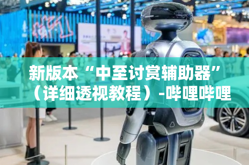 新版本“中至讨赏辅助器”（详细透视教程）-哔哩哔哩