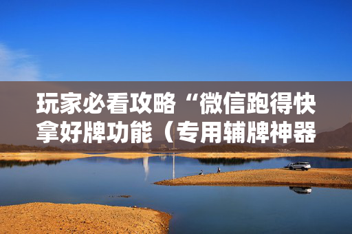 玩家必看攻略“微信跑得快拿好牌功能（专用辅牌神器免安装）