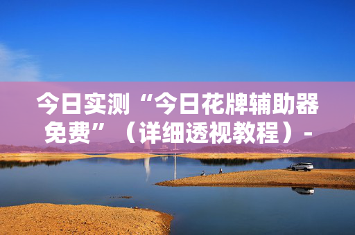 今日实测“今日花牌辅助器免费”（详细透视教程）-哔哩哔哩