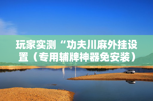 玩家实测“功夫川麻外挂设置（专用辅牌神器免安装）