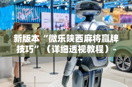 新版本“微乐陕西麻将赢牌技巧”（详细透视教程）-哔哩哔哩