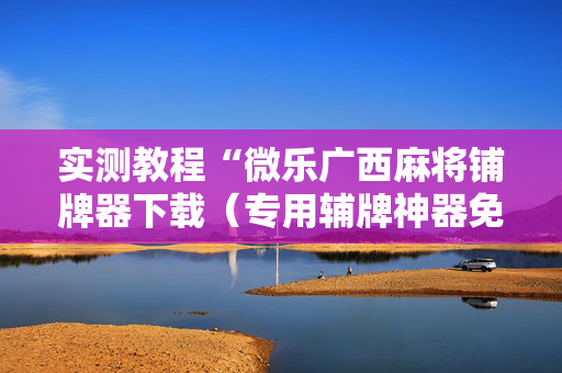 实测教程“微乐广西麻将铺牌器下载（专用辅牌神器免安装）