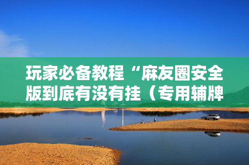 玩家必备教程“麻友圈安全版到底有没有挂（专用辅牌神器免安装）