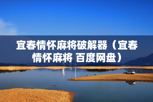 宜春情怀麻将破解器（宜春情怀麻将 百度网盘）