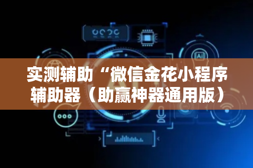 实测辅助“微信金花小程序辅助器（助赢神器通用版）