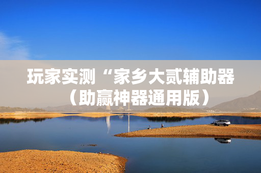 玩家实测“家乡大贰辅助器（助赢神器通用版）