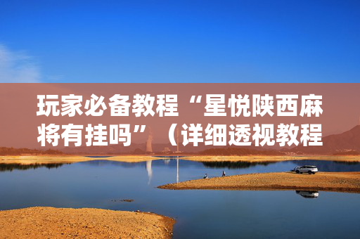 玩家必备教程“星悦陕西麻将有挂吗”（详细透视教程）-哔哩哔哩