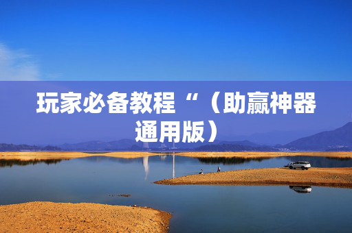 玩家必备教程“（助赢神器通用版）