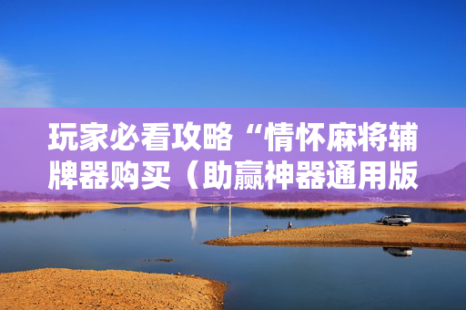 玩家必看攻略“情怀麻将辅牌器购买（助赢神器通用版）