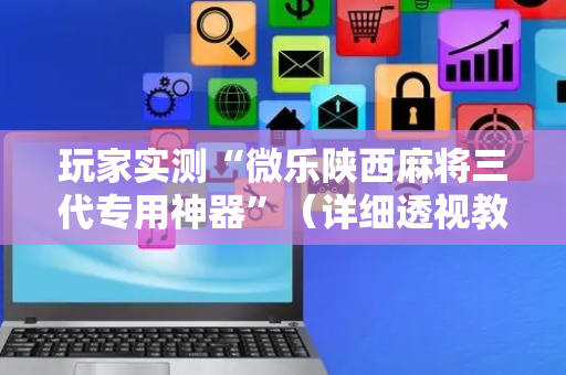 玩家实测“微乐陕西麻将三代专用神器”（详细透视教程）-哔哩哔哩