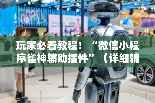 玩家必看教程！“微信小程序雀神辅助插件”（详细辅助教程）-哔哩哔哩
