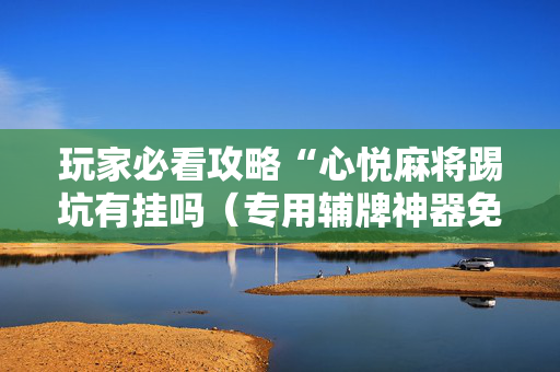玩家必看攻略“心悦麻将踢坑有挂吗（专用辅牌神器免安装）