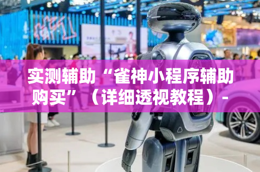 实测辅助“雀神小程序辅助购买”（详细透视教程）-哔哩哔哩