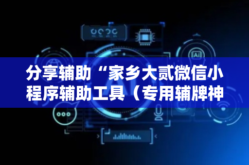 分享辅助“家乡大贰微信小程序辅助工具（专用辅牌神器免安装）
